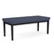 Lesro Lenox Steel 2 Seat Bench, Denim (Blue) Seat, Denim Back, 45 W 21 L 18.5 H, Linette Vinyl Seat LS2001 - alternate 2